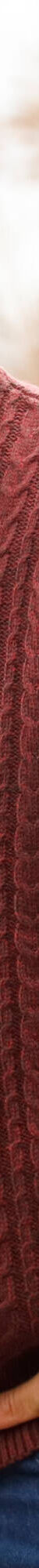 Pull col V maille irlandaise (bordeaux chiné) Pull col V maille irlandaise (bordeaux chiné)